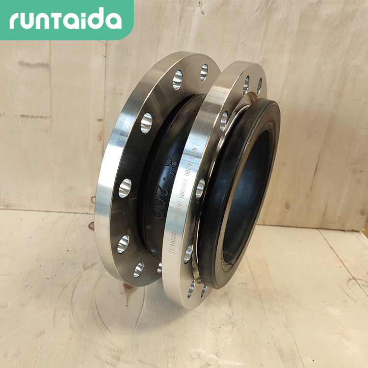 潤泰達-EPDM橡膠接頭三元乙（yǐ）丙橡膠軟接頭可曲撓橡膠伸縮接頭（tóu）